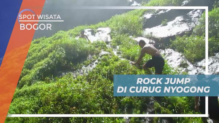 Rock Jump, Memacu Adrenalin Melompat ke Air Terjun, Garut