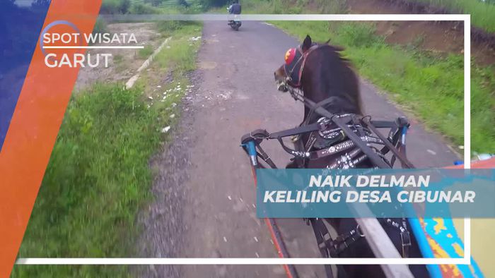 Naik Delman Berkeliling Desa Cibunar Garut