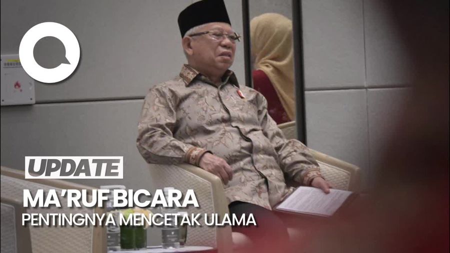 Wapres Maruf Bicara Pentingnya Cetak Ulama di Generasi Sekarang