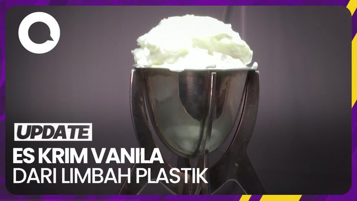 Ada Es Krim Vanila Dibuat dari Plastik, Bisa Dikonsumsi?
