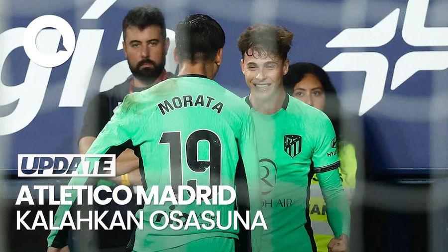 Diwarnai Dua Kartu Merah, Atletico Menang 2-0 Atas Osasuna
