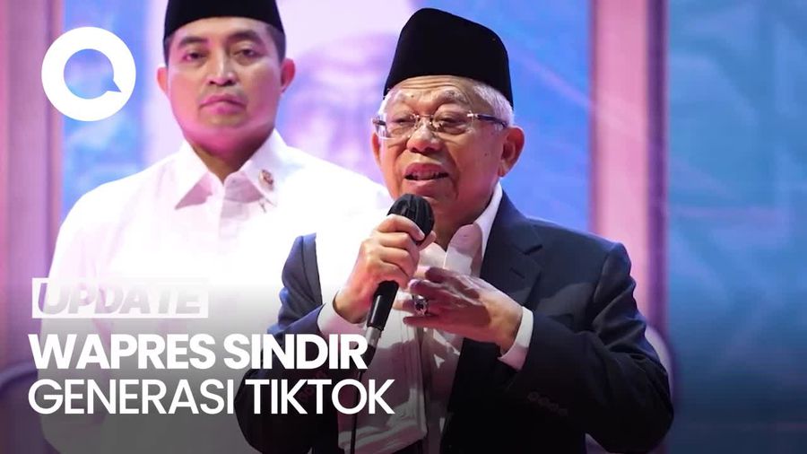 Wapres Sentil Generasi Kini: Daripada Dengar Kiai Mending TikTok