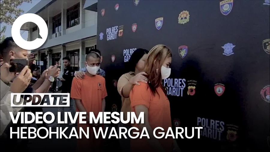 Penampakan Sejoli Garut Pemeran Live Mesum Berompi Oranye