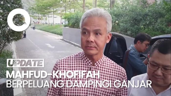 Respons Ganjar soal Nama Mahfud-Khofifah Mencuat Jadi Cawapresnya