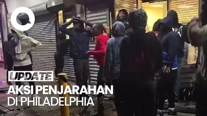 Gilanya Penjarahan Toko di Philadelphia, Apple Store Turut Jadi Korban