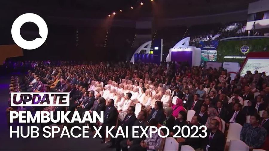 Luhut Pandjaitan hingga Sandiaga Uno Hadiri Hub Space X KAI Expo 2023