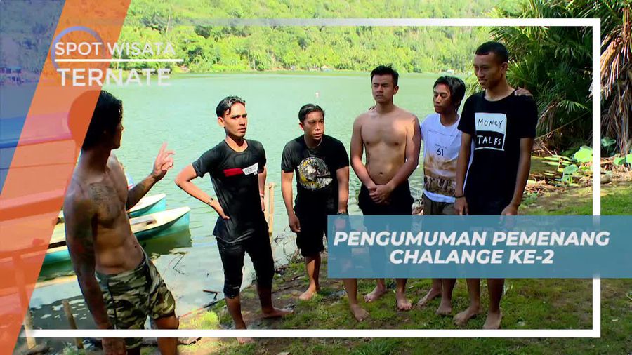 Saat-saat Menegangkan Pengumuman Pemenang di Danau Ngade Ternate