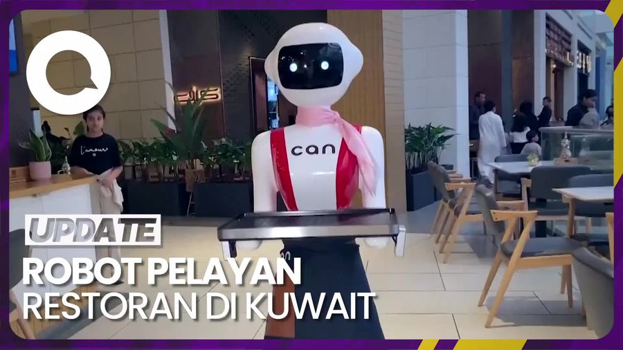 Canggihnya CAN, Robot Pelayan Restoran di Kuwait