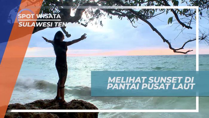 Menikmati Keindahan Panorama Sunset  di Pantai Pusat Laut Donggala