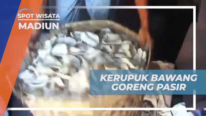 Kerupuk Bawang Gurih Goreng Pasir, Disukai Karena Bebas Kolestrol, Madiun
