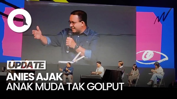 Anies Ajak Anak Muda Tidak Golput: Kalau Diam Tanggung Konsekuensinya