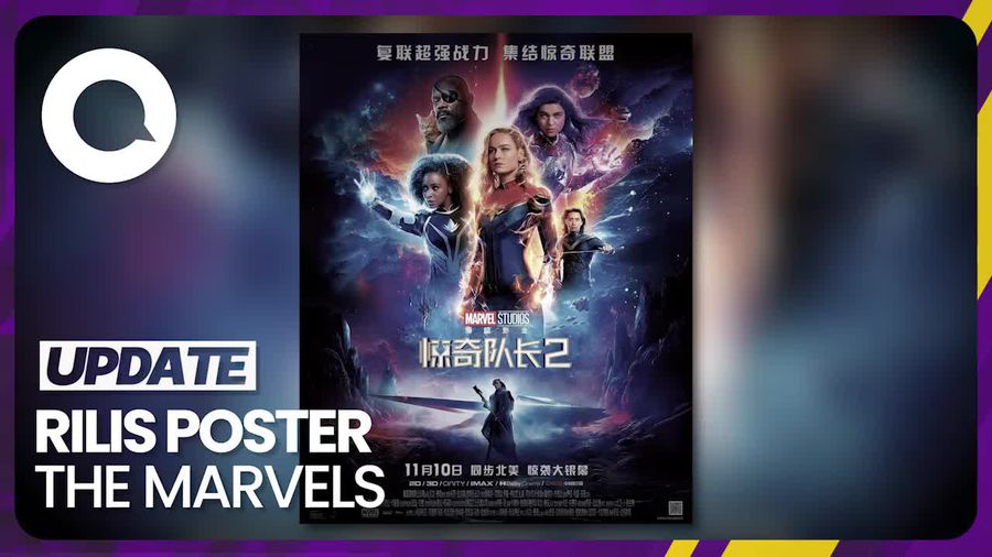 Park Seo Joon Muncul di Poster Film The Marvels