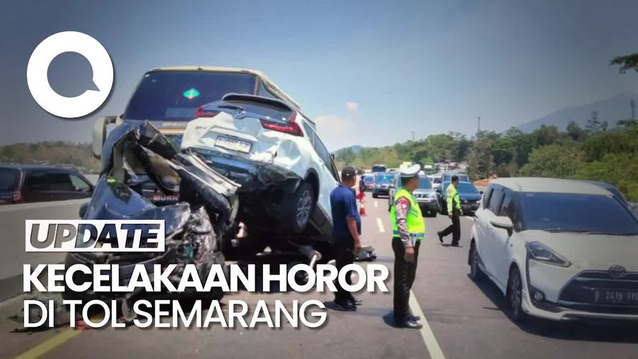 Sederet Fakta Tabrakan Beruntun hingga Tumpang Tindih di Tol Semarang
