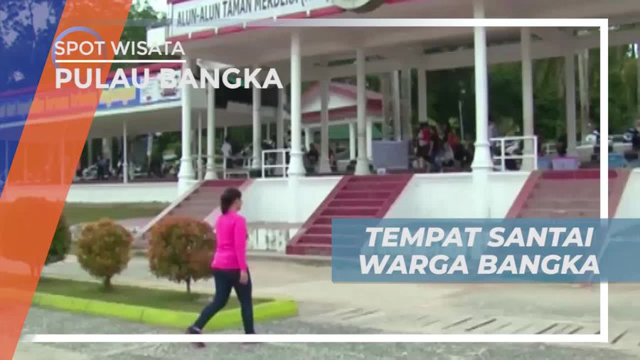 Alun-alun Taman Merdeka, Tempat Favorit Warga Bangka Untuk Beraktifitas