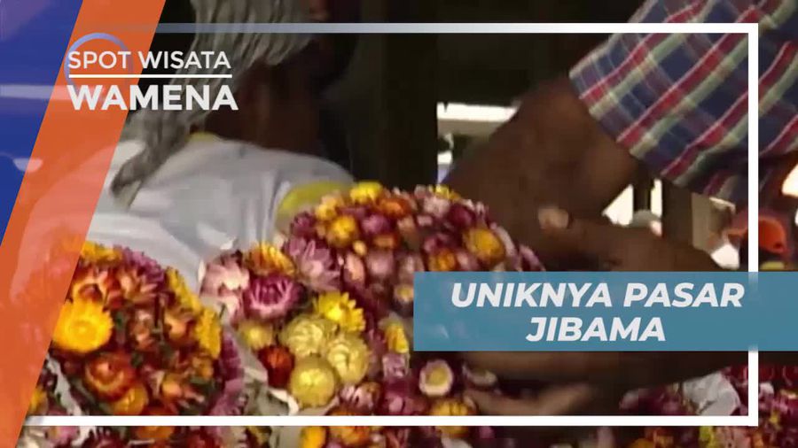 Jibama, Pasar Terbesar di Wamena Papua