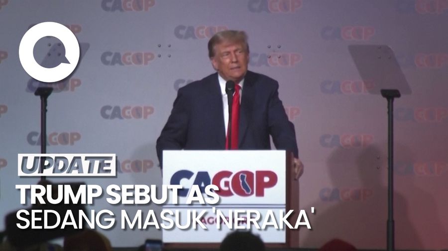 Trump Sebut Pilpres AS 2024 Penting: Negara Kita Akan Masuk Neraka