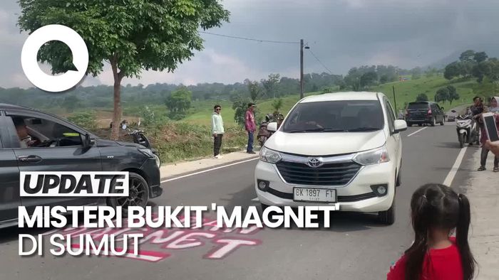 Menjajal Bukit Magnet di Sumut, Kendaraan Jalan Tanpa Mesin di Tanjakan