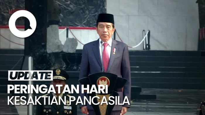  Momen Jokowi Pimpin Upacara Peringatan Hari Kesaktian Pancasila