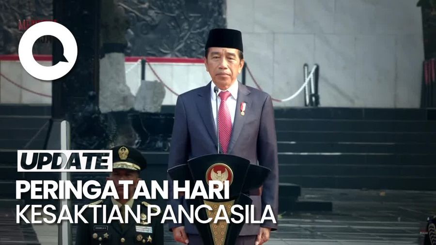  Momen Jokowi Pimpin Upacara Peringatan Hari Kesaktian Pancasila