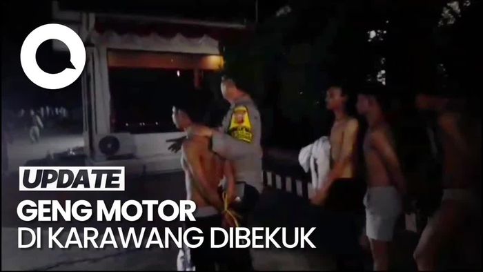 Hendak Tawuran, 4 Anggota Geng Motor di Karawang Dibekuk Polisi