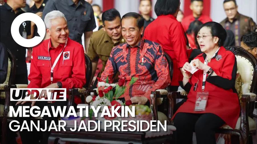 Megawati: Insya Allah Kalau Kita Kerja Keras, Ganjar Presiden ke-8