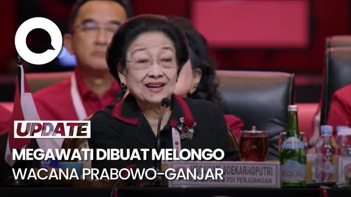 Herannya Megawati Sampai Melongo soal Wacana Prabowo-Ganjar