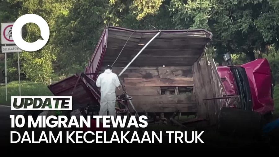 Kecelakaan Truk di Meksiko, 10 Migran Tewas-25 Luka-luka