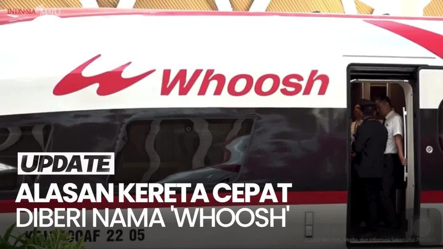 Kereta Cepat Diberi Nama Whoosh, Jokowi Jelaskan Maknanya