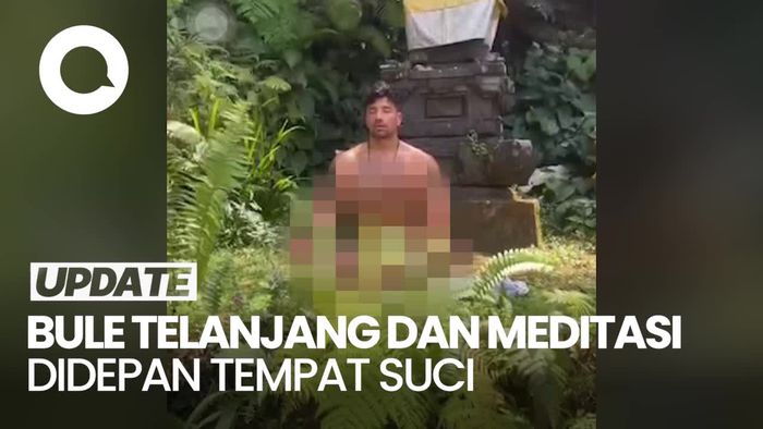 Heboh Bule Meditasi Tanpa Busana di Bali, Imigrasi Selidiki