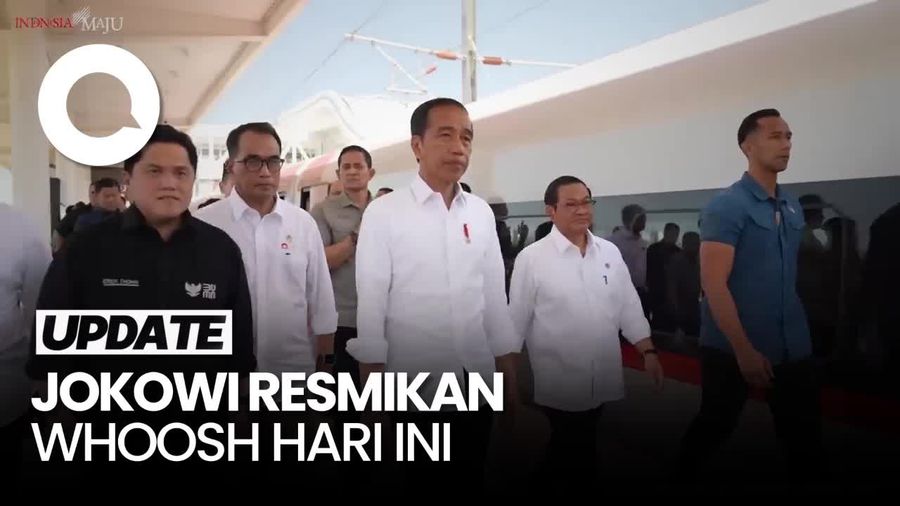 Jokowi Akan Resmikan Kereta Cepat Jakarta-Bandung Hari Ini