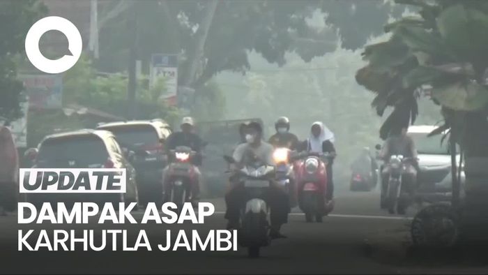 Jambi Darurat Asap, Siswa Terpaksa Belajar Daring