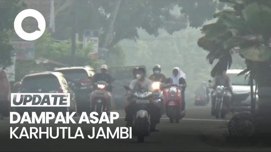 Jambi Darurat Asap, Siswa Terpaksa Belajar Daring