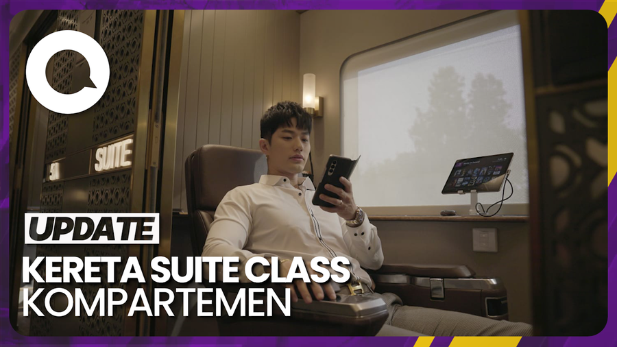 KAI Spill Keindahan Kereta Kelas Mewah Suite Class Kompartemen
