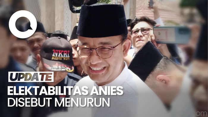 LSI Denny JA Ungkap Elektabilitas Anies Turun Setelah Memilih Cak Imin