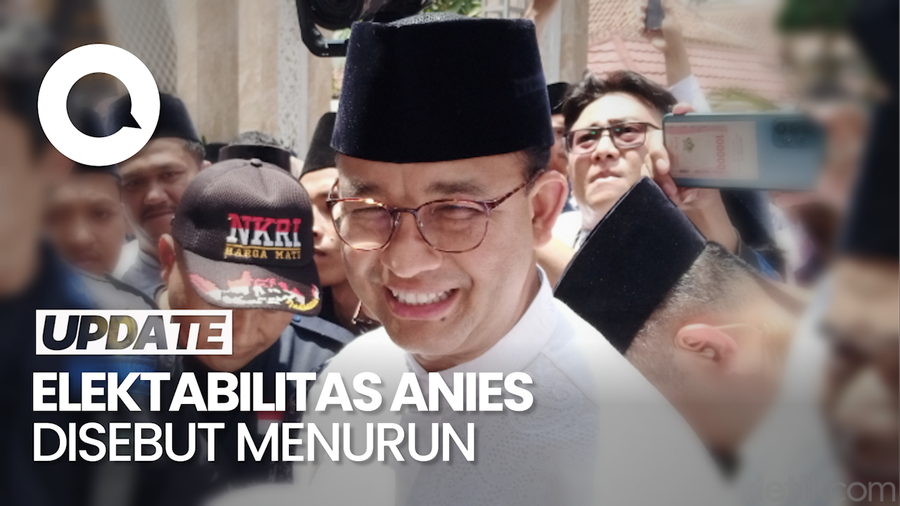 LSI Denny JA Ungkap Elektabilitas Anies Turun Setelah Memilih Cak Imin