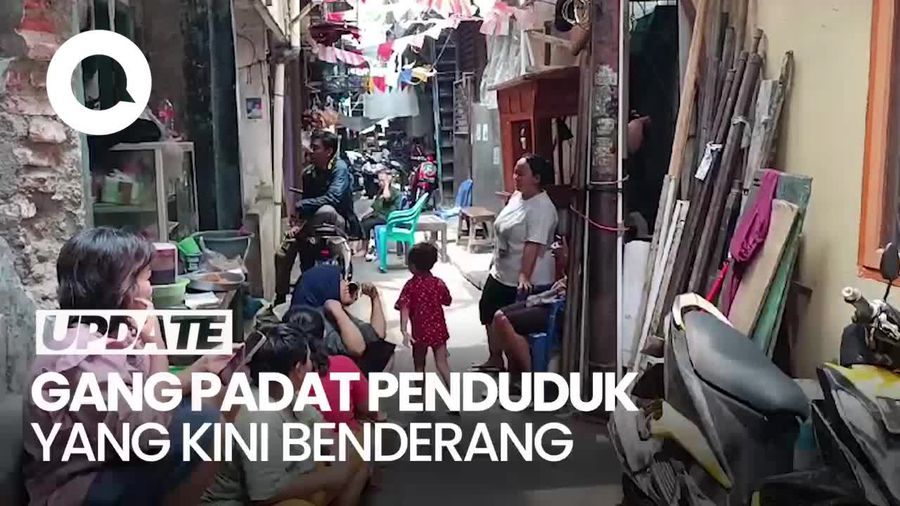 Wajah Baru Gang Venus Tambora yang Kini Bermandikan Surya