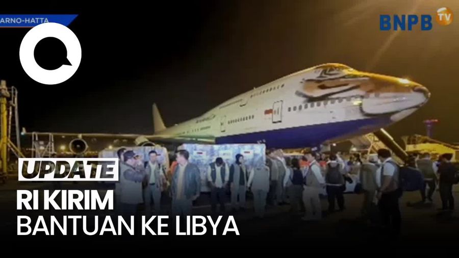 RI Kirim Bantuan Logistik untuk Korban Banjir Libya, Ada Tenda hingga Rendang