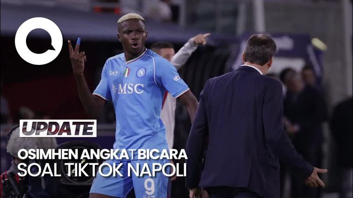 Victor Osimhen Buka Suara Setelah Kontroversi Postingan Tiktok Napoli