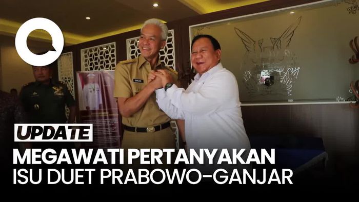 Isu Duet Prabowo-Ganjar yang Bikin Megawati Melongo