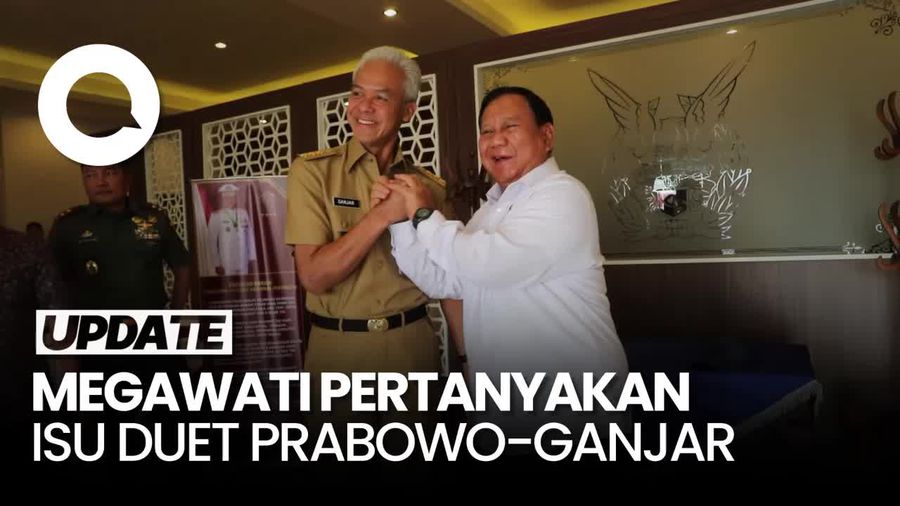 Isu Duet Prabowo-Ganjar yang Bikin Megawati Melongo