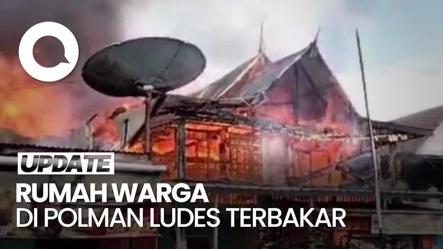Rumah Warga di Polman Ludes Terbakar, Diduga Dipicu Anak-anak Main Korek Api