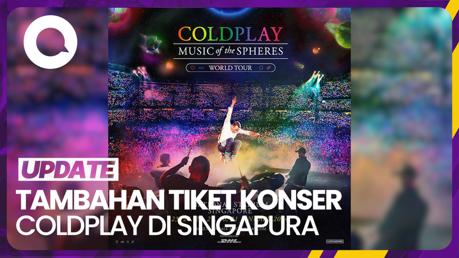 Hari Ini Coldplay Jual Tiket Tambahan Konser di Singapura