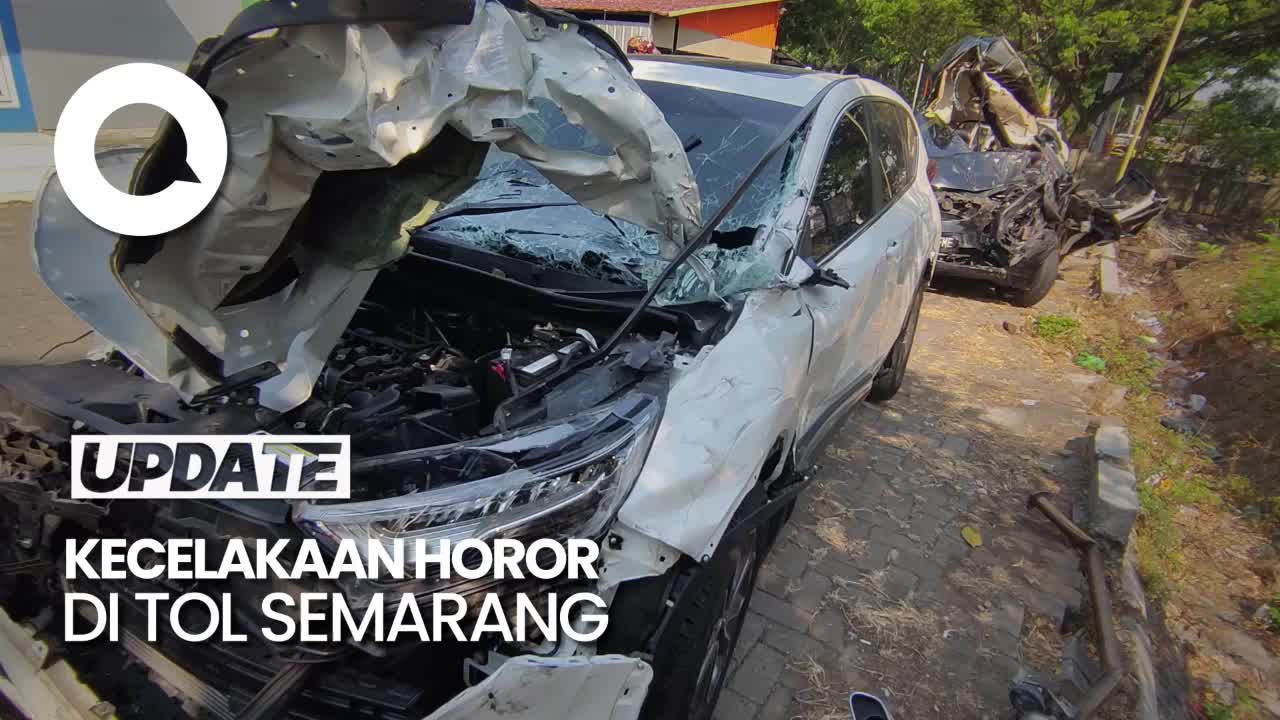 Sopir Bus Ditetapkan Tersangka Buntut Kecelakaan Horor Di Tol Semarang