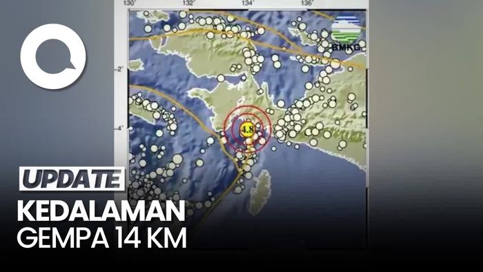 Gempa M 4,8 Guncang Tenggara Kaimana Papua Barat