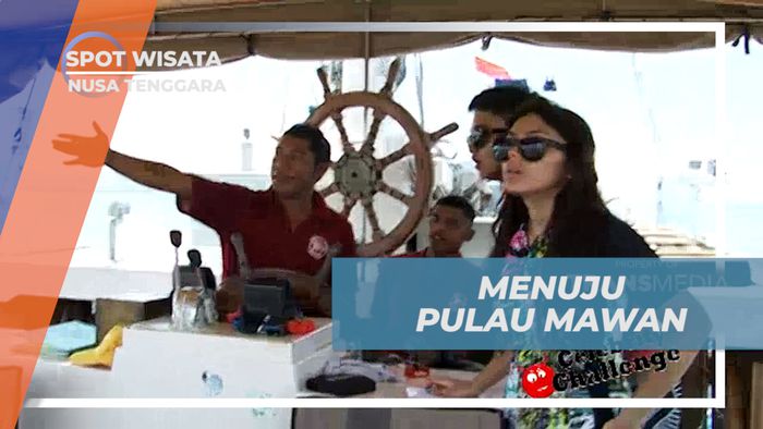 Perjalanan Seru Naik Perahu Menuju Pulau Mawan, Nusa Tenggara Barat