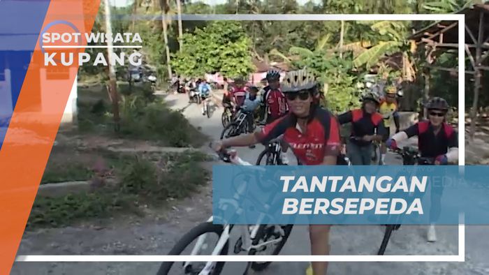 Melewati Medan Terjal dan Menantang Naik Sepeda Menuju Pantai LLBK, Kupang