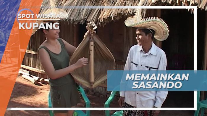 Serunya Belajar Memainkan Alat Musik Sasando, Kupang