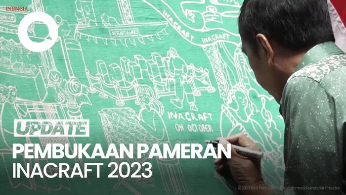 Buka Pameran Inacraft, Jokowi Berharap Omzet Semakin Besar