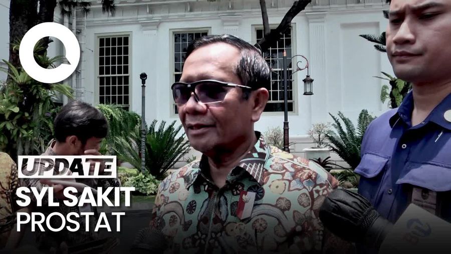 Mahfud soal Mentan SYL Sakit Prostat: Mungkin, Bisa Ditanya ke Dokter