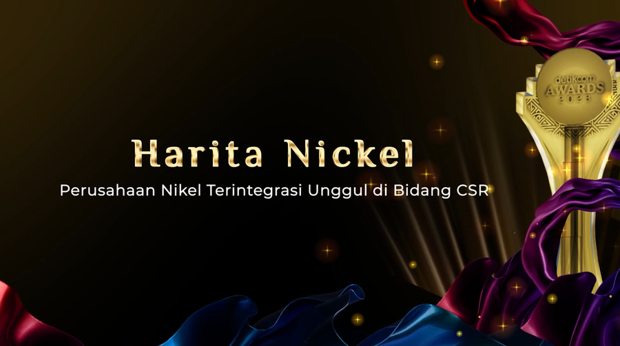 Detikcom Award 2023: Harita Nickel Raih Perusahaan Nikel Terintegrasi Unggul di Bidang CSR